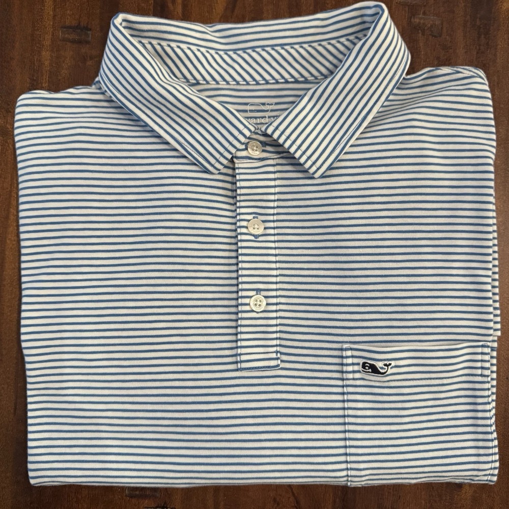 Vineyard Vines Edgartown Men's Short Sleeve Polo Shirt Large